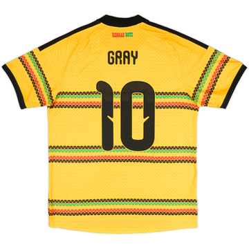2026-27 Jamaica Maillot Domicile Authentique Gris #10