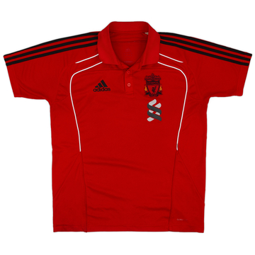 2010-11 Liverpool adidas Polo - 8/10 - (M)