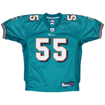 2007 Miami Dolphins Porter #55 Reebok Maillot authentique domicile - 8/10 - (S)