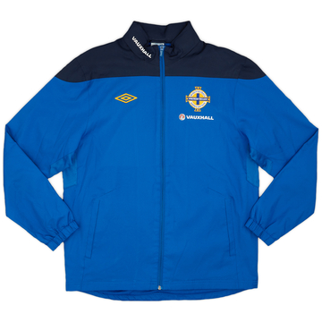 2011-12 Northern Ireland Umbro Veste de survêtement à capuche - 8/10 - (L)
