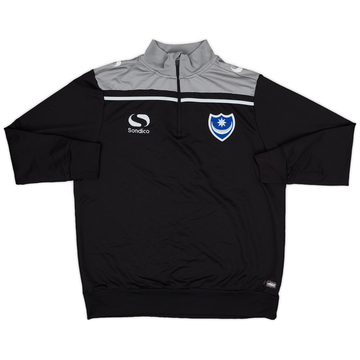2014-15 Portsmouth Sondico Haut d'entraînement 1/4 zip - 8/10 - (S)