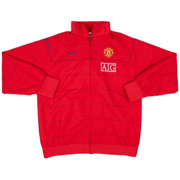 2008-09 Manchester United Nike Veste de survêtement - 8/10 - (XL.Boys)
