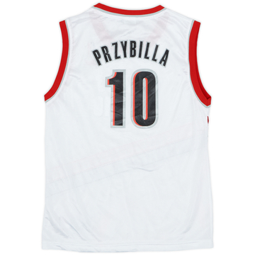 2004-06 Portland Trail Blazers Przybilla #10 Reebok Maillot domicile - 9/10 - (L.Boys)