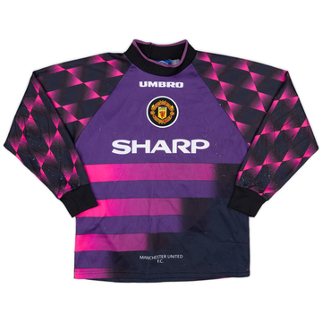1996-97 Manchester United Maillot GK - 5/10 - (Y)