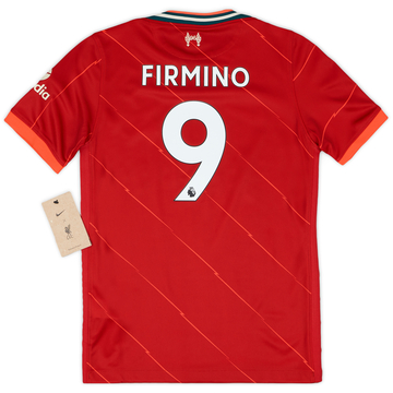 2021-22 Liverpool Maillot Domicile Firmino #9 Enfant