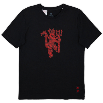 2020-21 Manchester United adidas Tee graphique - 8/10 - (L.Boys)