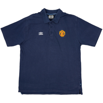 1999-00 Manchester United Umbro Polo - 8/10 - (XL)