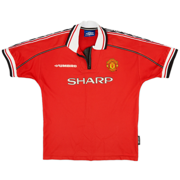 1998-00 Manchester United Maillot domicile - 5/10 - (L.Boys)