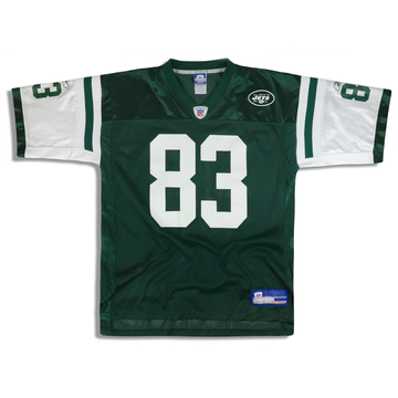 2002-04 New York Jets Moss #83 Reebok Maillot On Field Domicile XL
