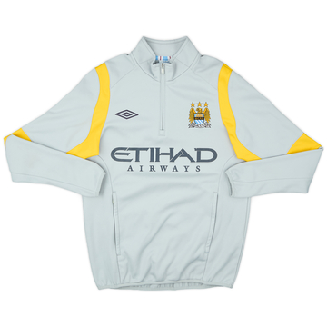 2010-11 Manchester City Umbro Haut d'entraînement 1/4 Zip - 6/10 - (S)