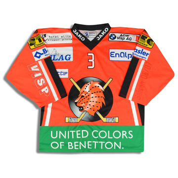 2006-07 EHC Visp Galli #3 Ochsner Maillot (Domicile) XL