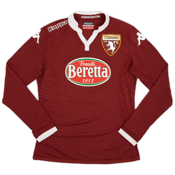 2015-16 Torino Maillot domicile L/S #5 - 7/10 - (XL.Boys)
