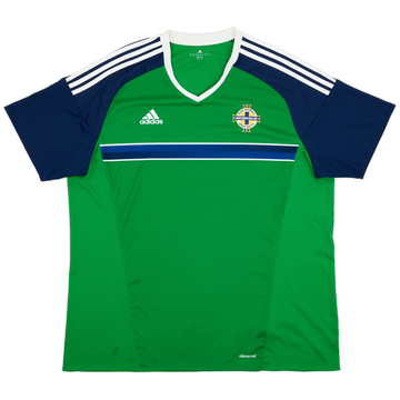 2016-17 Northern Ireland Maillot Domicile - 9/10 - (XXL)