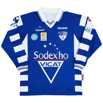 1999-00 Grenoble Foot Maillot Domicile Manches Longues - 8/10 - (M)