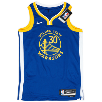 2017-25 Golden State Warriors Curry #30 Nike Swingman Maillot extérieur (XS)