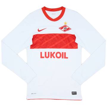 2010-11 Spartak Moscow Maillot Authentique Extérieur L/S - 6/10 - (S)