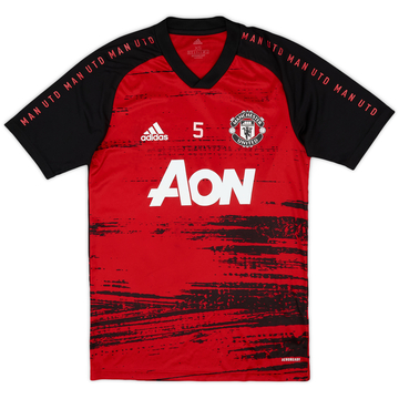 2020-21 Manchester United Maillot d'entraînement version joueur adidas #5 - 9/10 - (XS)
