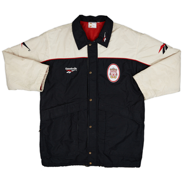 1996-97 Liverpool Manteau de banc rembourré Reebok - 6/10 - (L)