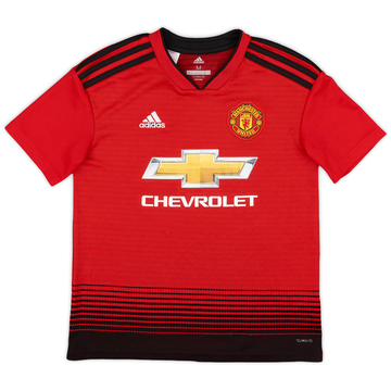 2018-19 Manchester United Maillot domicile - 8/10 - (M.Boys)
