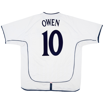 2001-03 England Maillot domicile Owen #10 - 5/10 - (XXL)