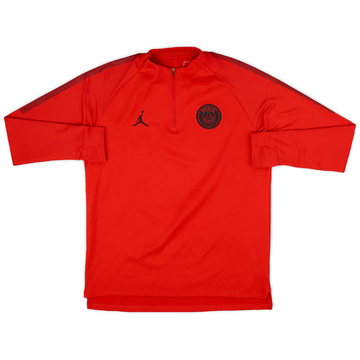 2018-19 Paris Saint-Germain Nike X Jordan Haut d'entraînement 1/4 zip - 9/10 - (L)