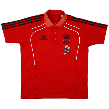 2010-11 Liverpool adidas Polo - 8/10 - (M)
