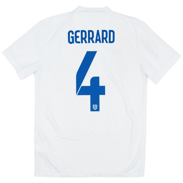 2014-15 England Maillot domicile Gerrard #4 - 7/10 - (S)