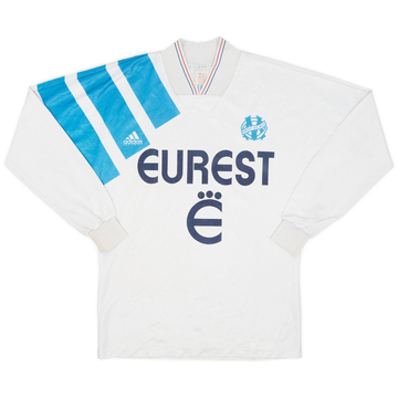 Maillot Olympique Marseille domicile ML 1993-94 - 6/10 - (S)