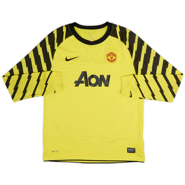 2010-11 Manchester United Maillot GB jaune - 9/10 - (XL.Boys)