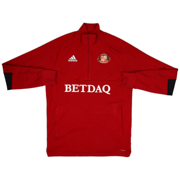 2017-18 Sunderland adidas Veste de survêtement 1/4 Zip - 6/10 - (M)