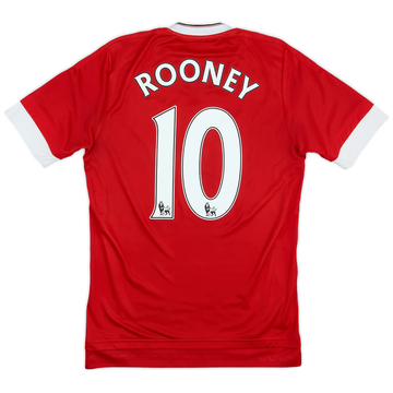 2015-16 Manchester United Maillot domicile Rooney #10 - 7/10 - (XS)