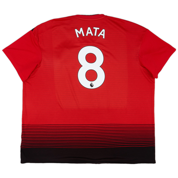 2018-19 Manchester United Maillot domicile Mata #8 - 7/10 - (3XL)
