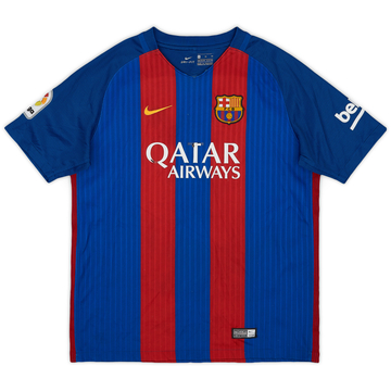 2016-17 Barcelona Maillot domicile - 5/10 - (XL.Boys)