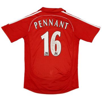 2006-08 Liverpool Maillot domicile Pennant #16 - 5/10 - (S)