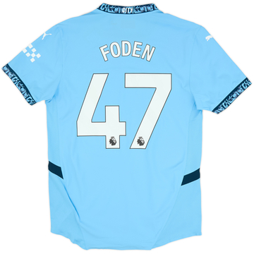 2024-25 Manchester City Maillot domicile version joueur Foden #47
