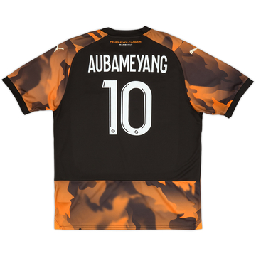 2023-24 Olympique Marseille Maillot Third Aubameyang #10