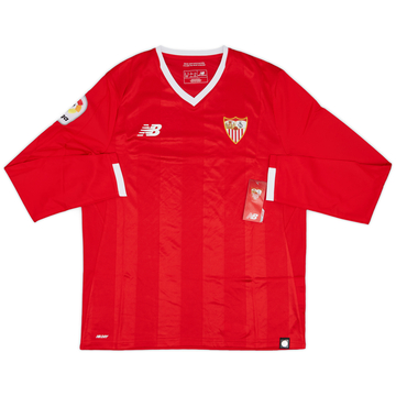 2017-18 Sevilla Maillot Extérieur Manches Longues (M)