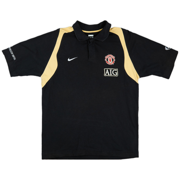 2007-08 Manchester United Nike Polo - 9/10 - (L)
