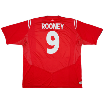 2004-06 England Maillot extérieur Rooney #9 - 9/10 - (XXL)