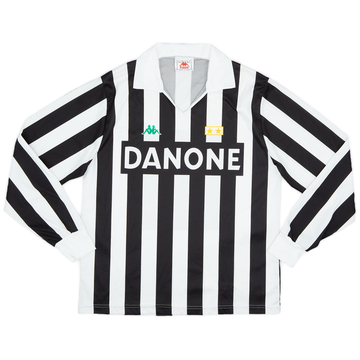 1992-94 Juventus Maillot Domicile Basique L/S - 8/10 - (L)