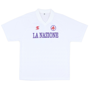 1989-90 Fiorentina ABM Réédition Maillot extérieur #10 (Baggio)