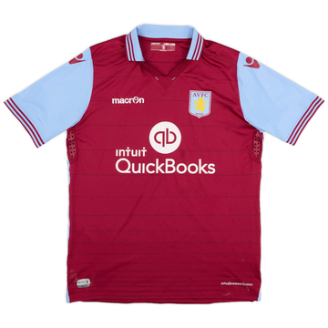 2015-16 Aston Villa Maillot Domicile - 9/10 - (XL.Boys)