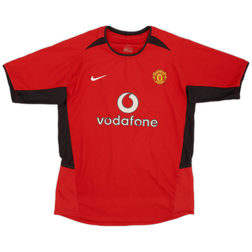 2002-04 Manchester United Maillot Domicile - 7/10 - (Garçons L)