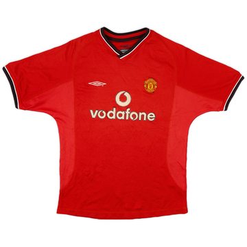 2000-02 Manchester United Maillot domicile - 8/10 - (M.Boys)