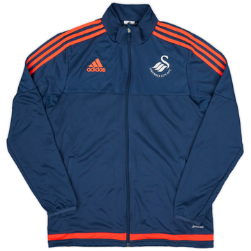 2014-15 Swansea adidas Veste de survêtement - 9/10 - (M)