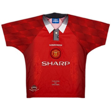 1996-98 Manchester United Maillot domicile - 8/10 - (Garçons L)