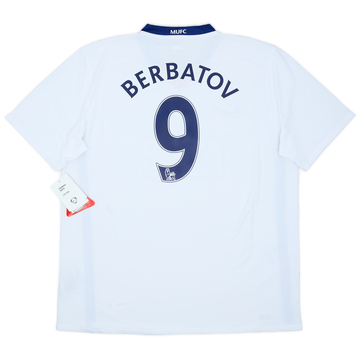 2008-10 Manchester United Maillot Extérieur Berbatov #9 (XL)