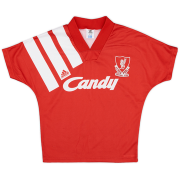 1991-92 Liverpool Maillot Domicile - 8/10 - (5-6 ans)