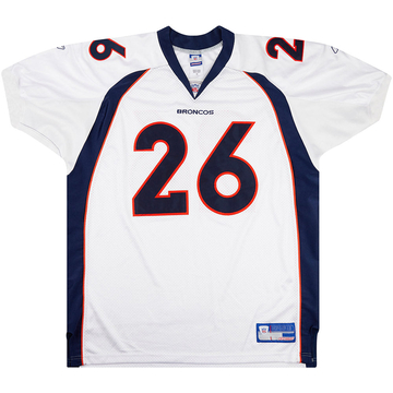 2002-03 Denver Broncos Portis #26 Maillot Authentique Reebok On Field (Extérieur) 3XL