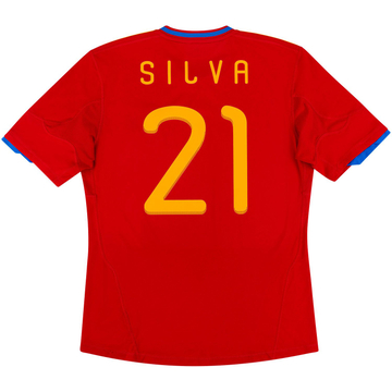 2009-10 Spain Maillot Domicile Silva #21 - 6/10 - (S)